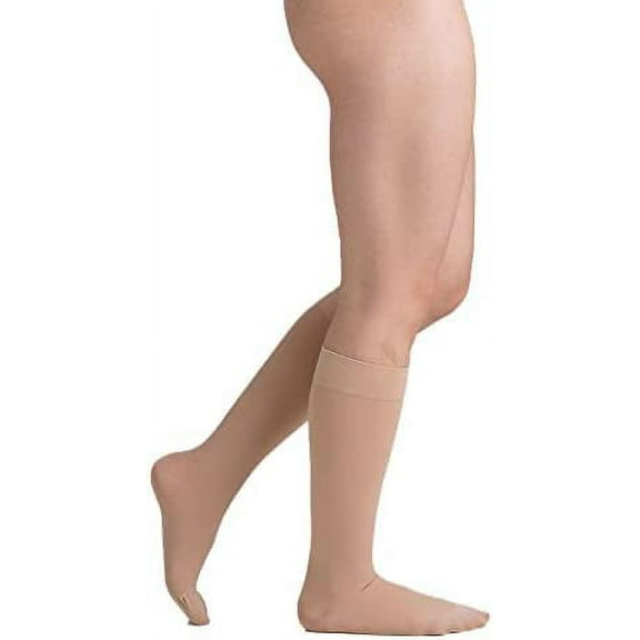 EvoNation Surgical Opaque 20-30 mmHg Knee High Compression Stockings, Men's and Women's