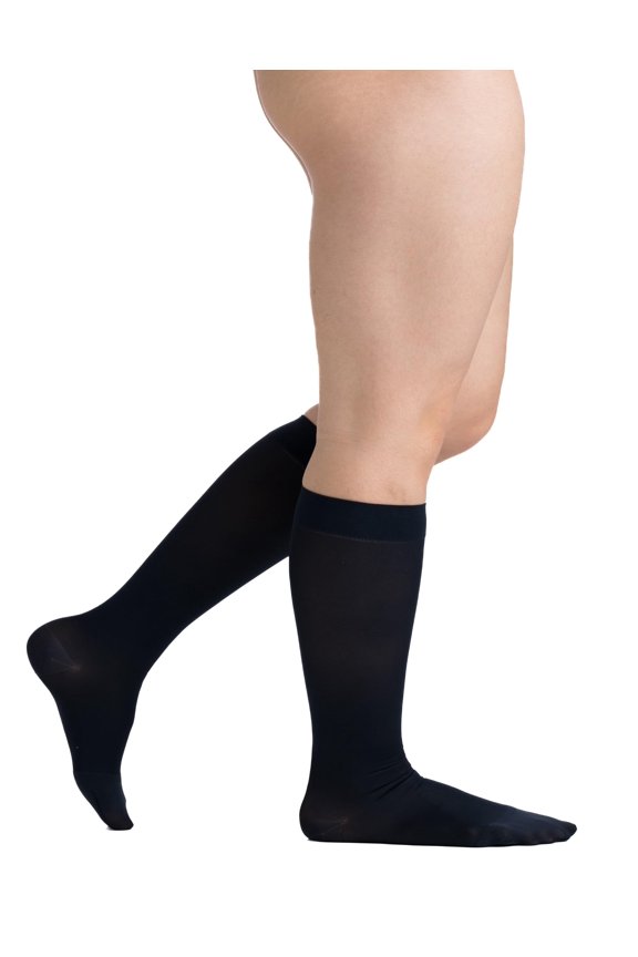 Men & Women Knee High 20-30 mmHg Graduated Compression Opaque Socks – Firm Pressure Compression Garment