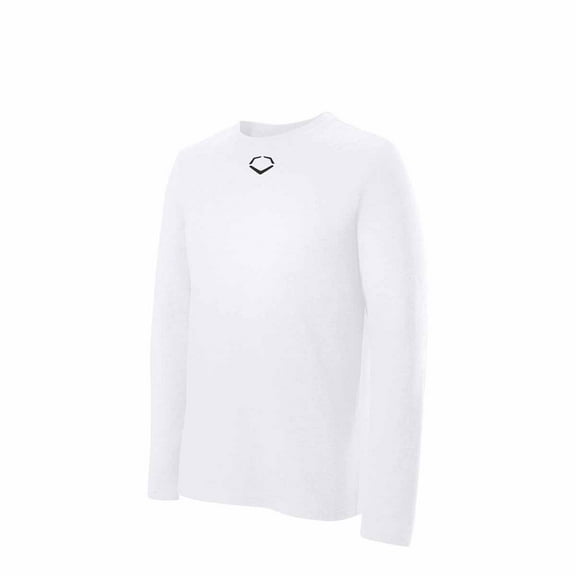 EvoShield Adult Long Sleeve Shirt White 3XL