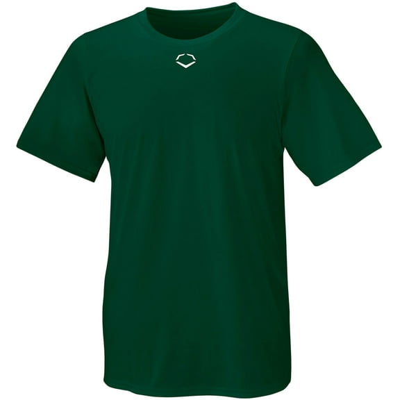 Evoshield Men's E306 Tech Baseball T-Shirt Dark Green 2XL