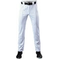 thumbnail image 1 of EvoShield Men's Salute Pinstripe Open Bottom Pants (Team White/Team Navy, XL), 1 of 3