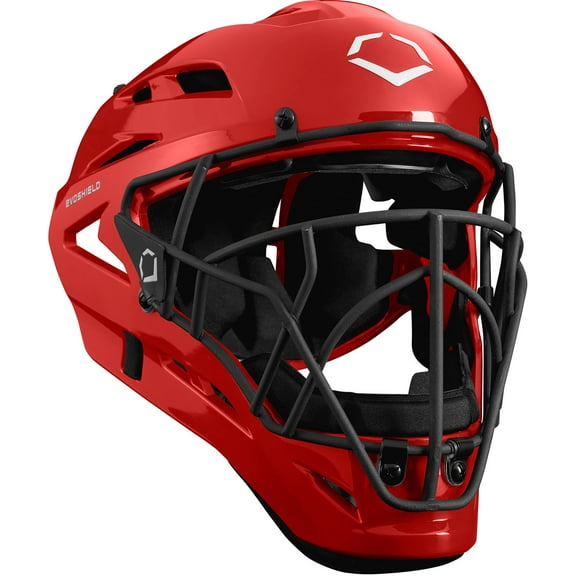 EvoShield Pro-SRZ Catcher's Helmet (Scarlet, L/XL)