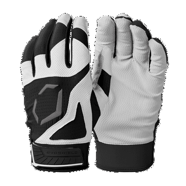 EvoShield SRZ-1 Adult Batting Gloves, Double Extra Large, Black