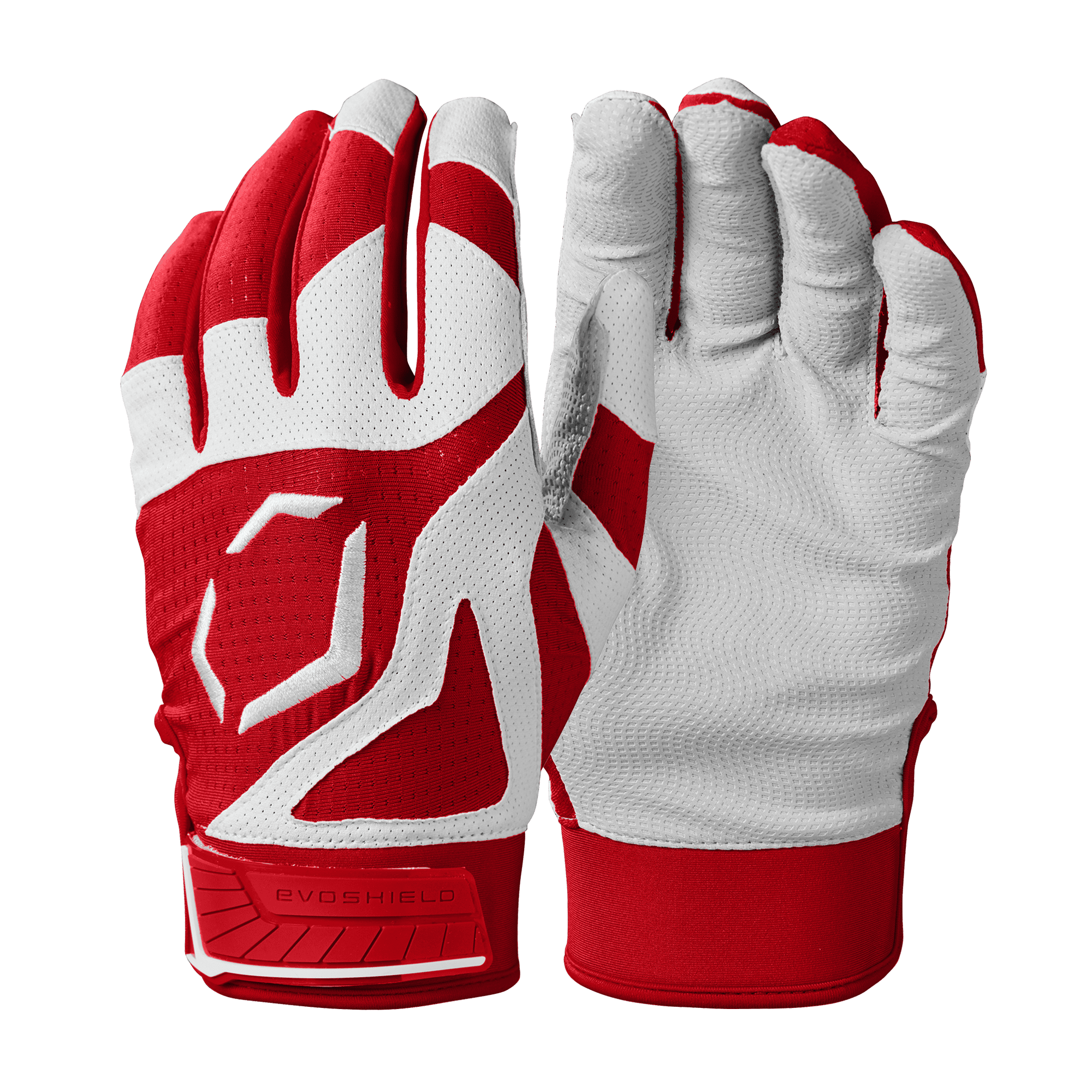 EvoShield SRZ-1 Adult Batting Gloves, Scarlet, Extra Large