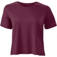 thumbnail image 1 of EvoShield Women's Crop T-shirt (Plum, S), 1 of 3