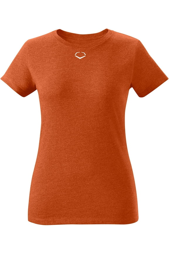 Women's Blended Softball T-Shirt Burnt Orange 2XL