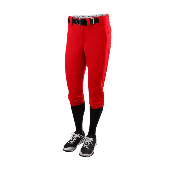 Evoshield Women's Standout High Rise Fastpitch Softball Pant Scarlet 2XL