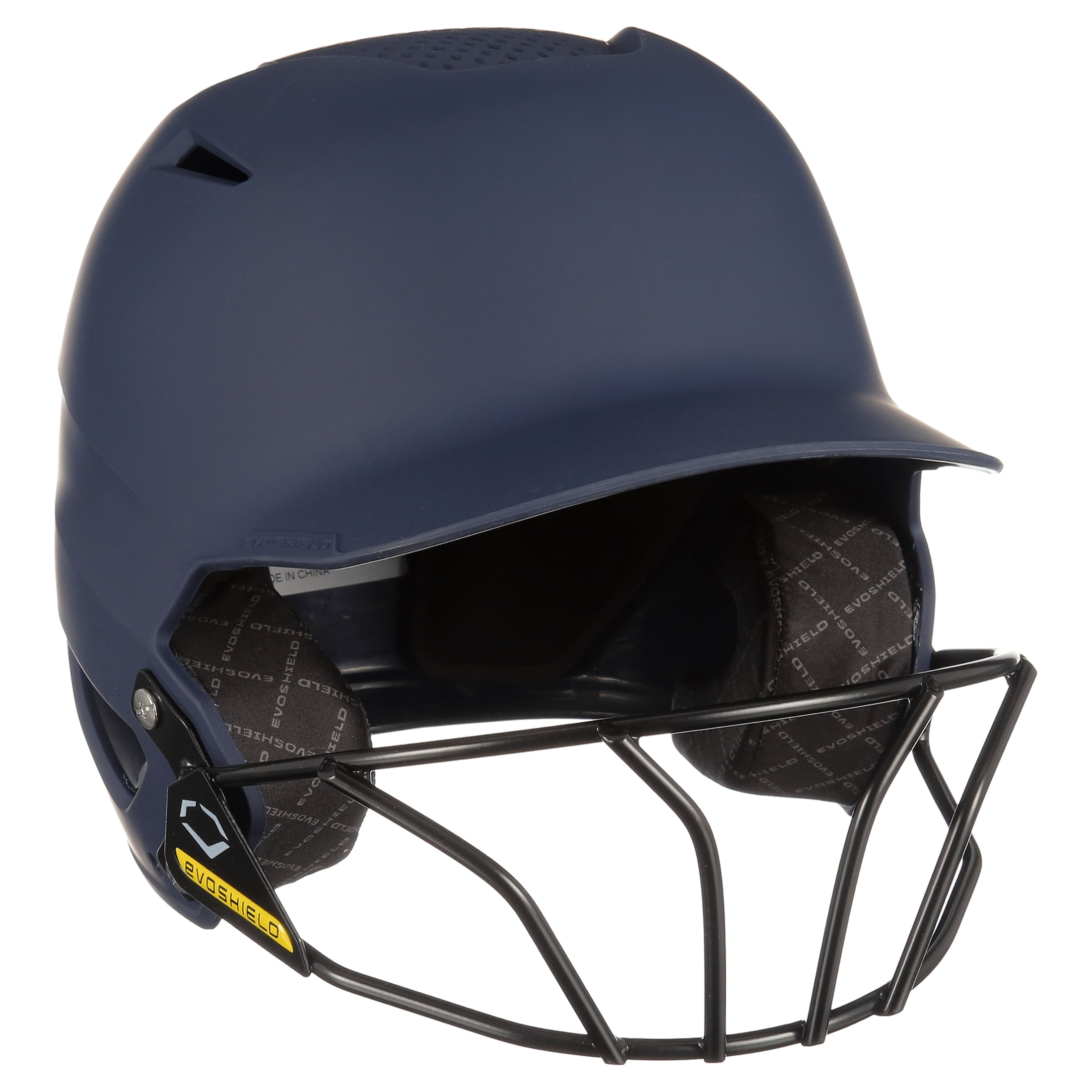 EvoShield XVT Batting Helmet Matte Finish with Facemask, Navy, Youth
