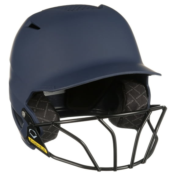 EvoShield XVT Batting Helmet Matte Finish with Facemask, Navy, Youth