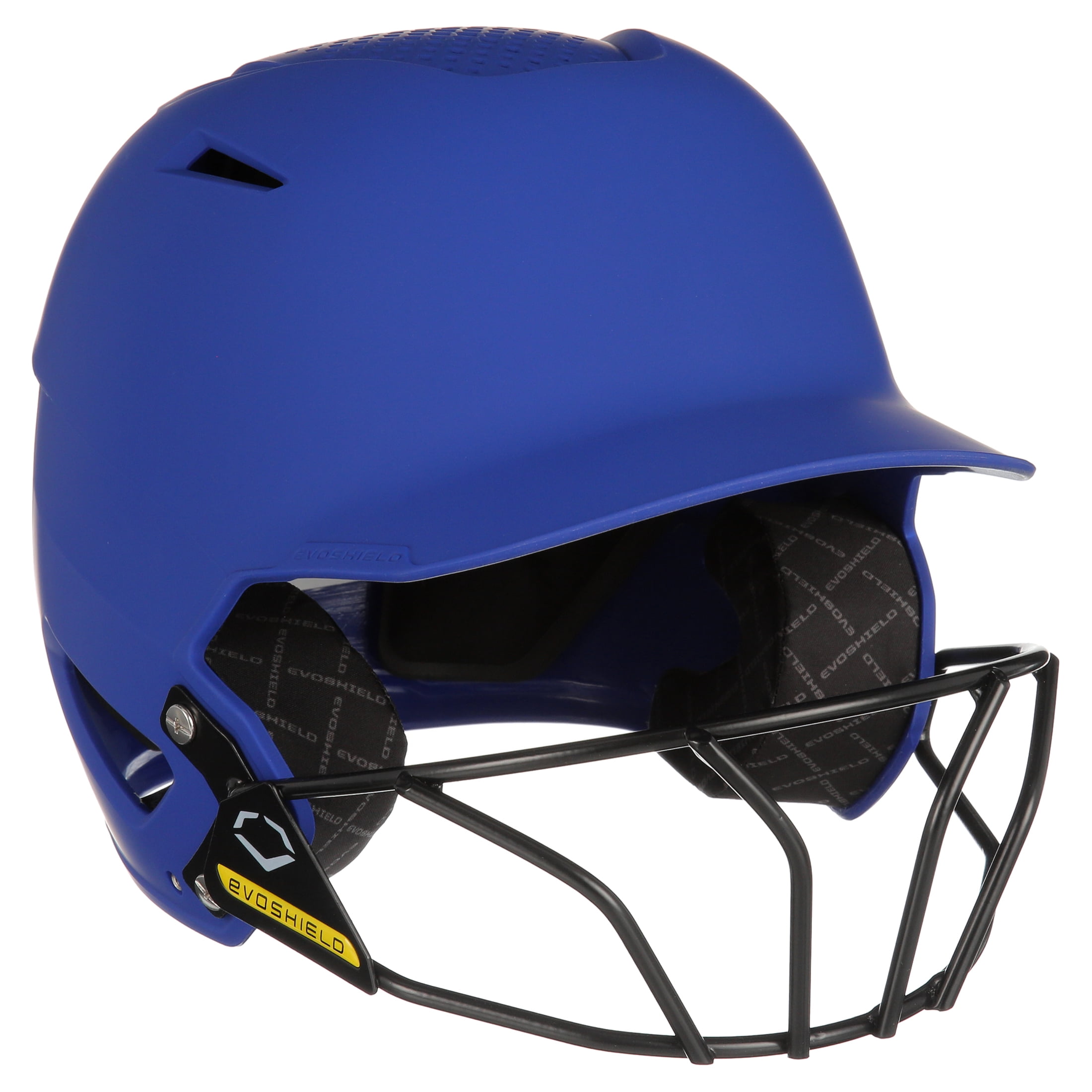EvoShield XVT Batting Helmet Matte Finish with Facemask, Royal