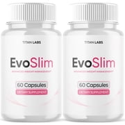 EvoSlim Advanced Formula Pills Supporting Your Active Lifesyle Naturally Capsules 2 Pack