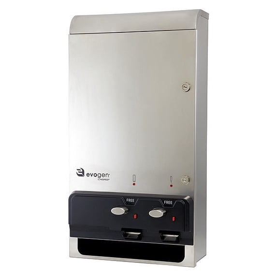 Evogen San Nap & Tamp Disp,26 in H,Coin Free EV1SS-FREE