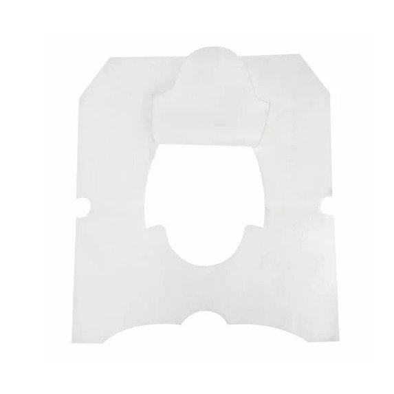 Evogen® Toilet Seat Covers, White, Half Fold, 125/pk - 24 pk/CS