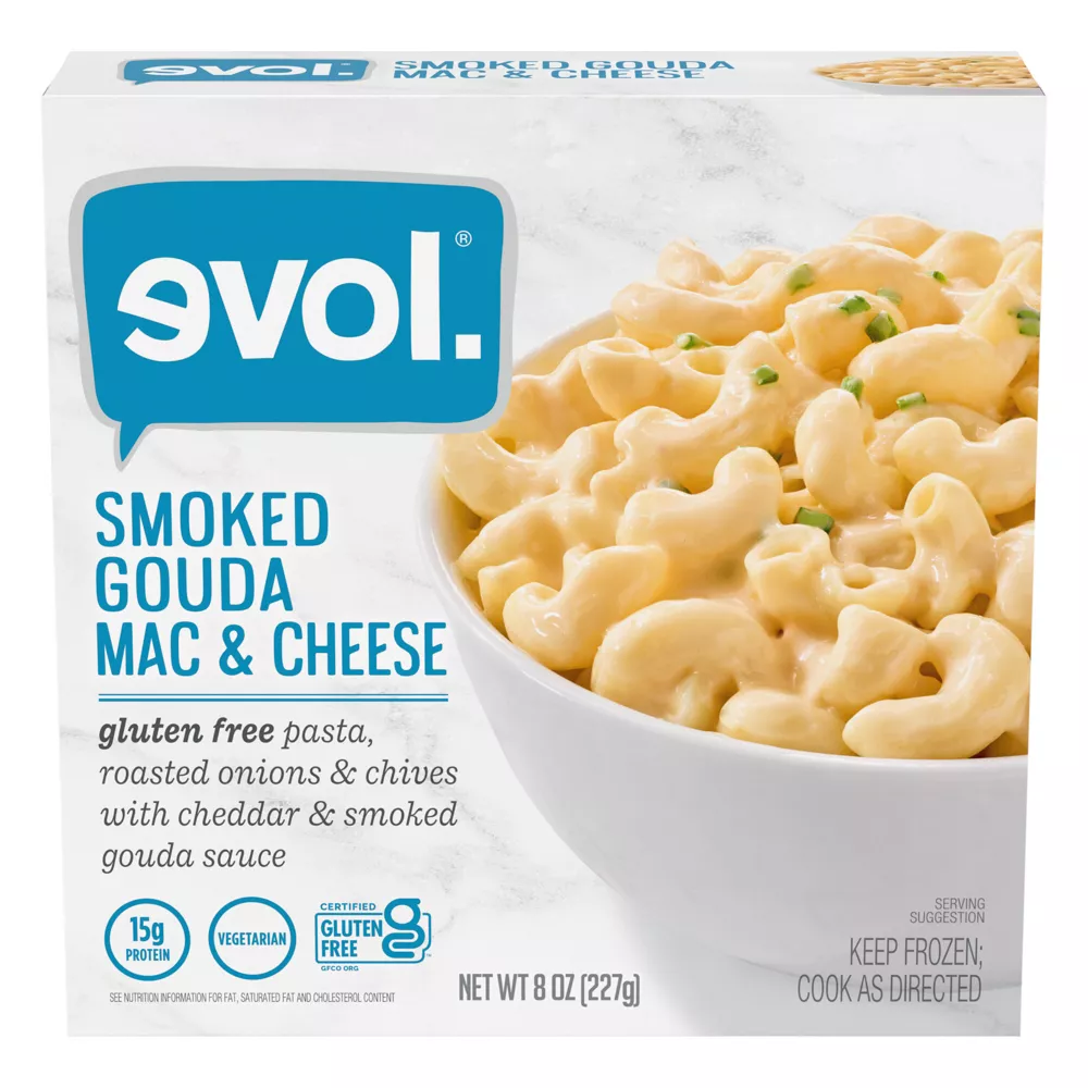 Evol Gluten Free Smoked Gouda Mac and Cheese 8oz (pack of 4