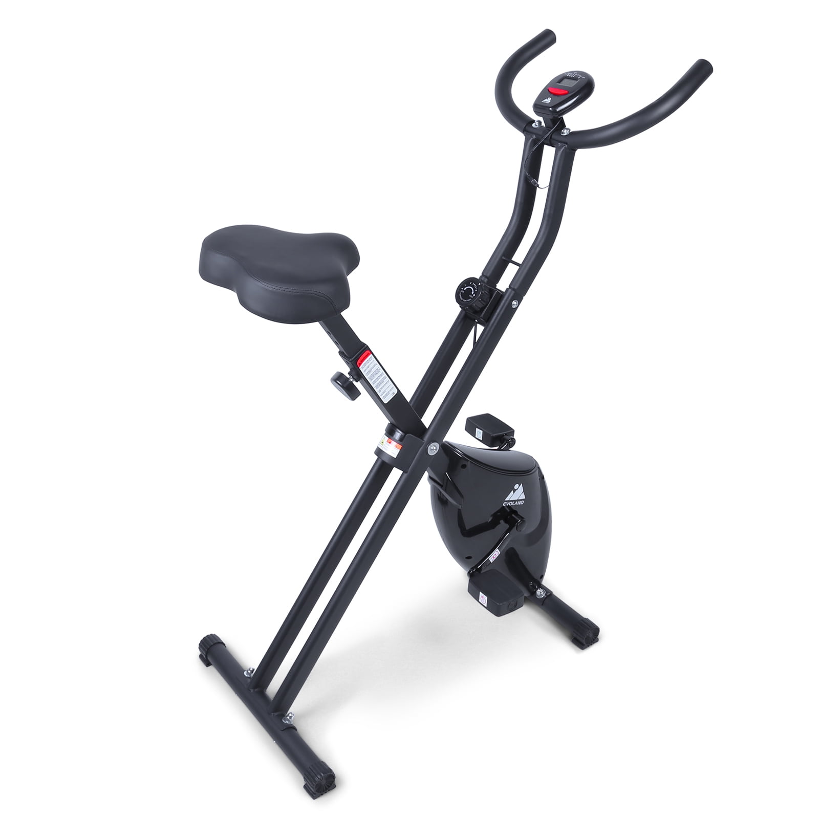 Evoland Indoor Upright Exercise Bikes Stationary Fitness Cycling for Home Cardio Workout 264lb Max Walmart Business Supplies