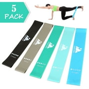 Evoland Resistance Band, Exercise Loop Bands for Home Gym Fitness Training, Set of 5