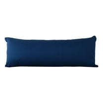 Evolive New 300TC Thread Count 100% Cotton Body Pillow Cover/Case Replacement with Hidden Zipper Closure 21"x54" (Navy)