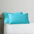 thumbnail image 1 of Evolive Ultra Soft Brushed Microfiber Standard Size 20"x30" Pillowcases Pair Set of 2 (Ocean), 1 of 4