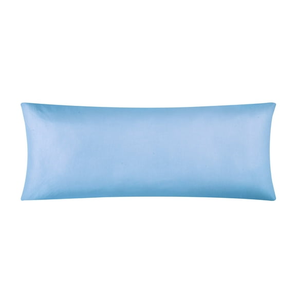 Evolive Ultra Soft Microfiber Body Pillow Cover/Pillowcases 21"x54" with Hidden Zipper Closure (21"x54" Body Pillow Cover, Light Blue)