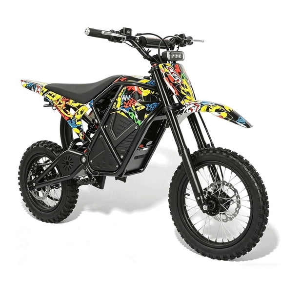Evoltrix Electric Dirt Bike for Teens and Adults, 3500W Motor 48V 23AH Battery Off Road Bike 38MPH 53 Miles Long Range For All Terrains