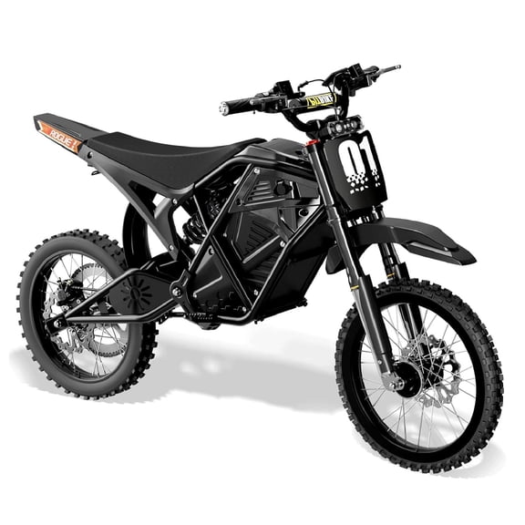 Evoltrix MX-01 Electric Dirt Bike for Teens & Adults, 3500W Peak Mid Drive Motor Off Road E-Dirt Bike, 48V 20.8AH Battery for Trail Riding