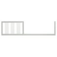 thumbnail image 1 of Evolur Acrylic Millennium 4 in 1 Convertible Crib Toddler Rail, Easily Coverts to Toddler Bed and Acrylic Slats In Pebble Grey, 1 of 3