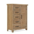 thumbnail image 1 of Evolur Andorra Chifferobe, Designed for Storage, Solid and Sturdy Build, Barnwood, 1 of 15