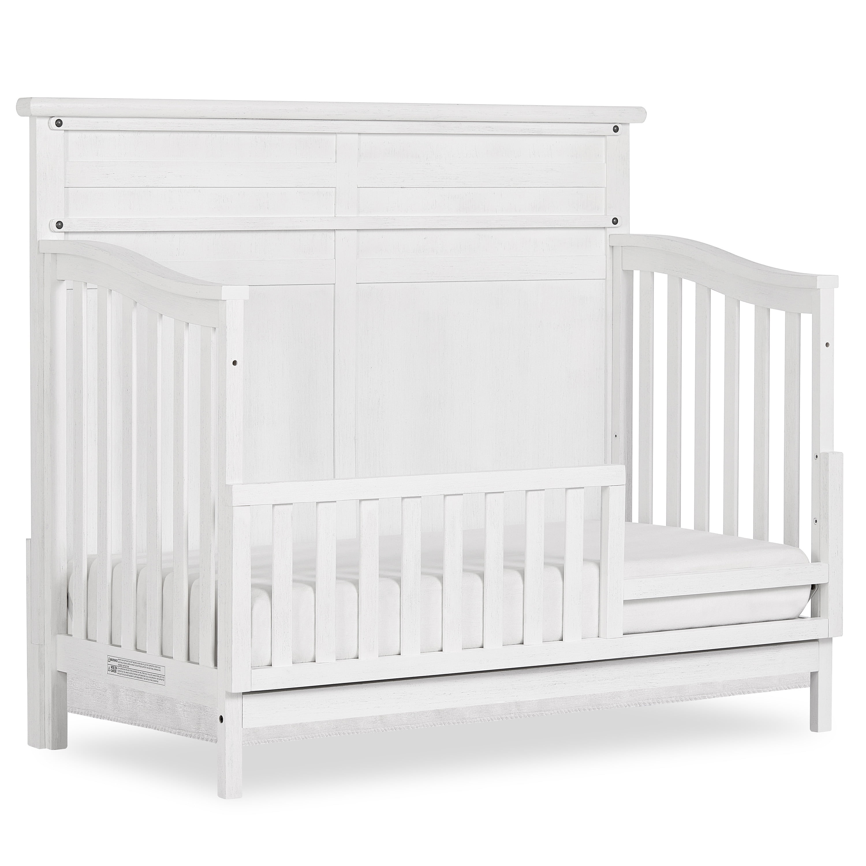 Evolur Andorra Convertible Crib Toddler Guard Rail I Full Assembly I