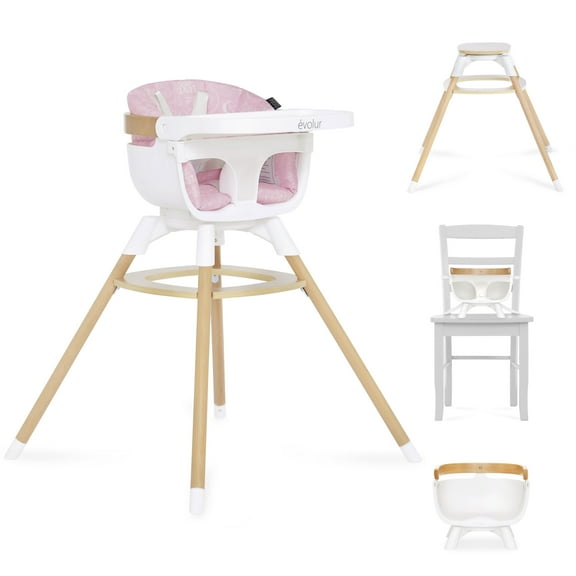 Evolur Ann Beechwood 4-in-1 Highchair