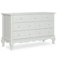 thumbnail image 1 of Evolur Aurora 7 Drawer Double Dresser in Frost, Spacious Drawers, 1 of 9