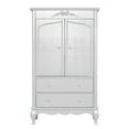 thumbnail image 1 of Evolur Armoire in Akoya Grey Pearl, Spacious Storage, 1 of 9
