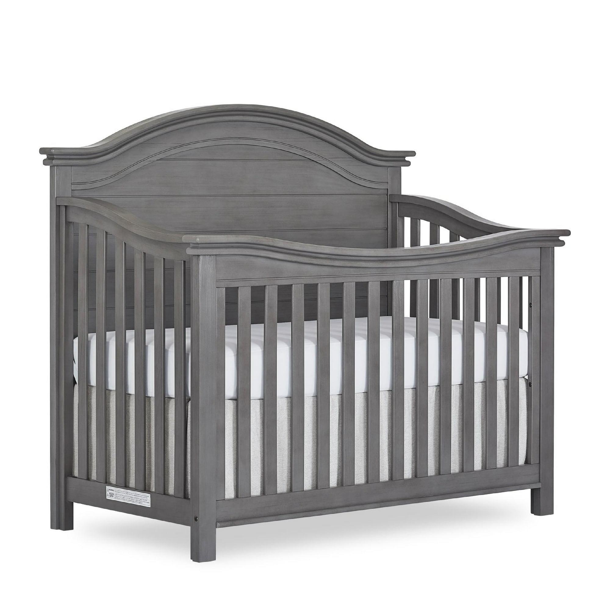 Evolur Belmar Curve 5-in-1 Convertible Crib with Greenguard Gold Certified