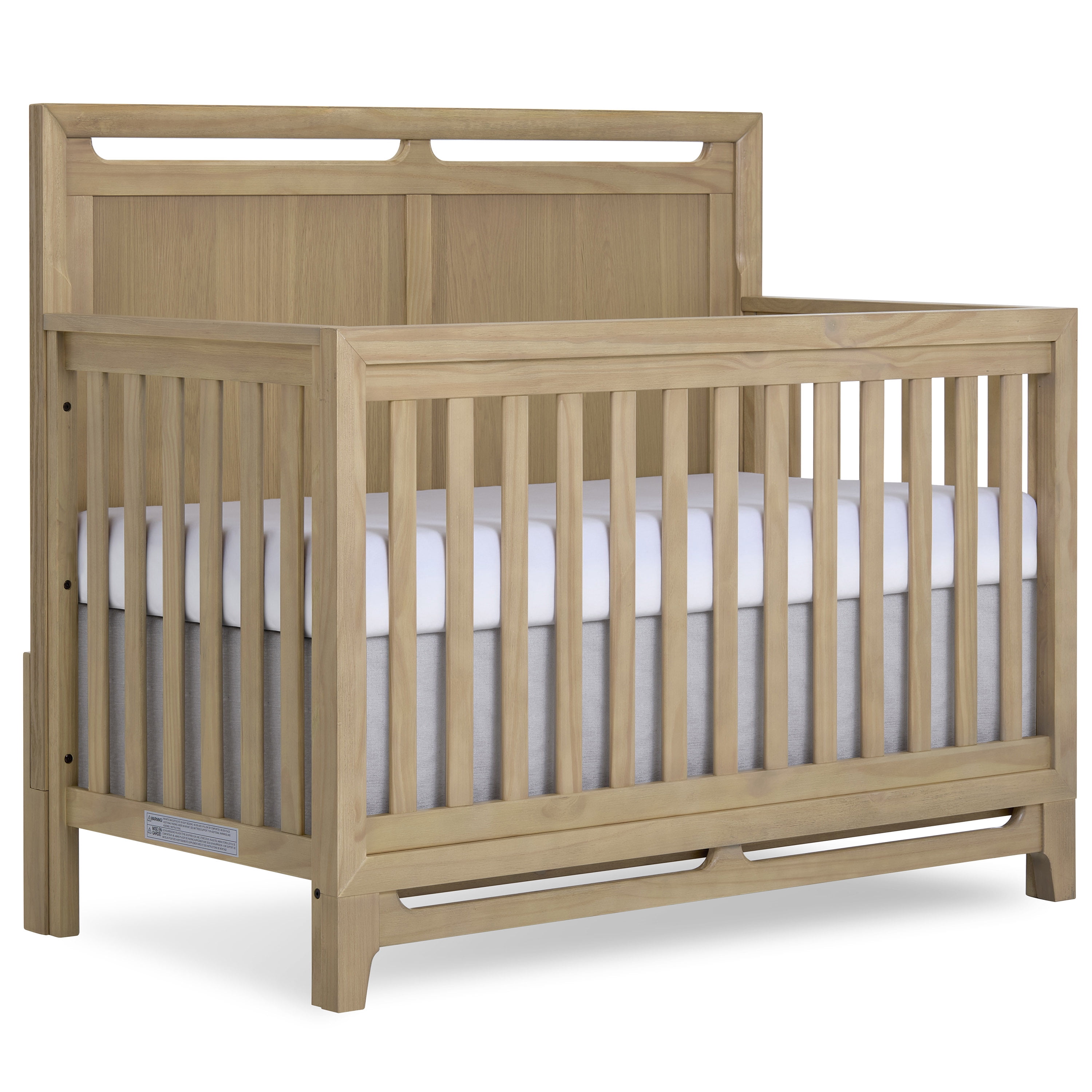 Evolur Bradford 5 in 1 Convertible Crib, Alpine Oak