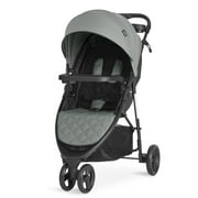 Evolur Breeze Lightweight Stroller Adjustable Backrest/Canopy, Storage Basket, Gray