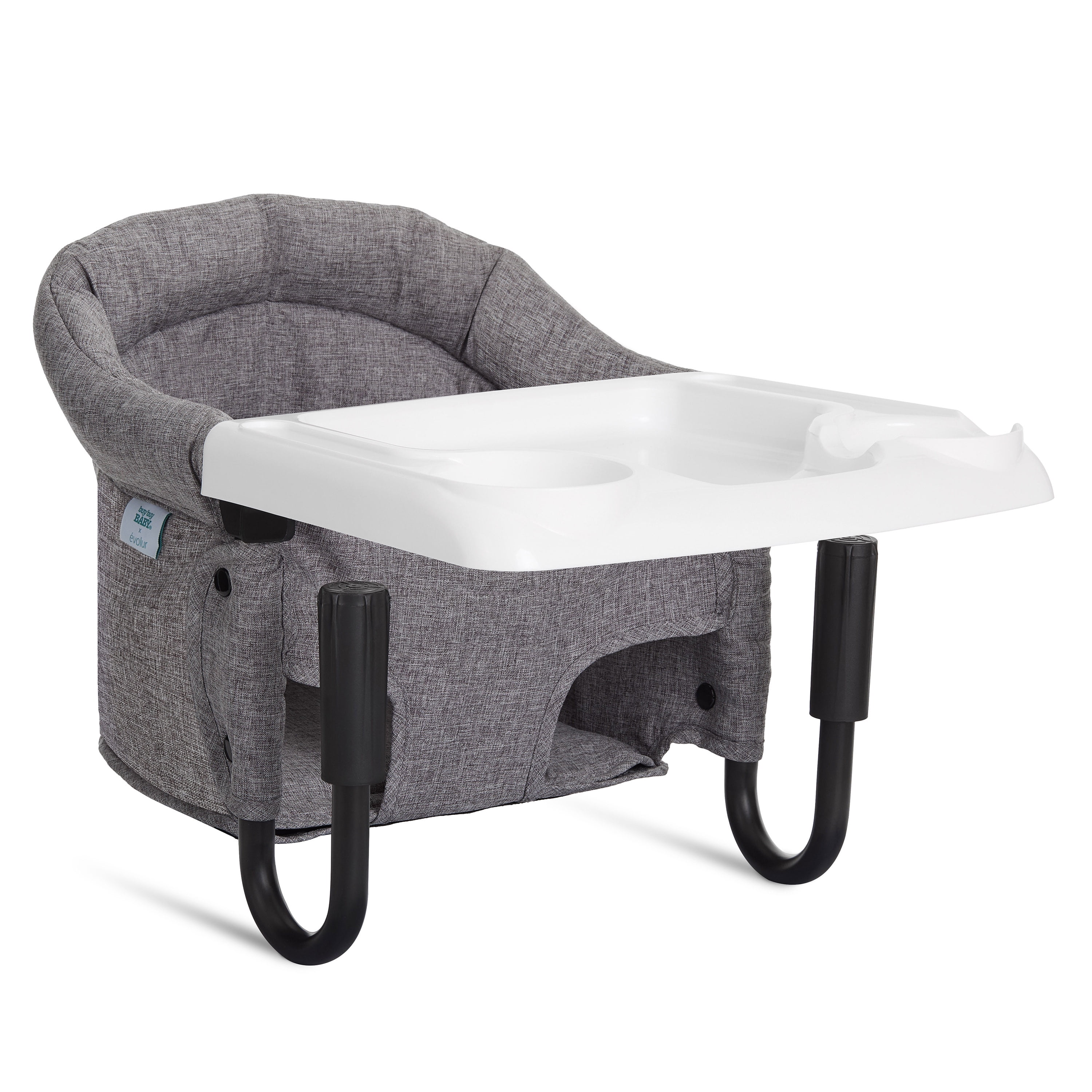 Evolur Clamp On Comfort Table Chair, Gray