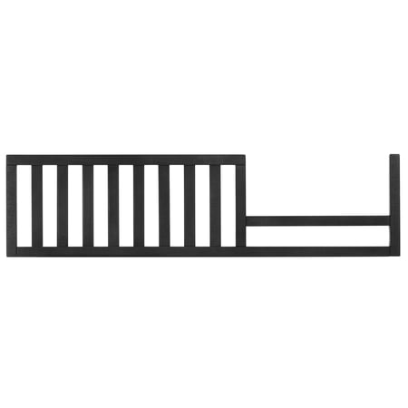Evolur Convertible Crib Toddler Guard Rail I Full Assembly I Lasting Quality In Onyx Black