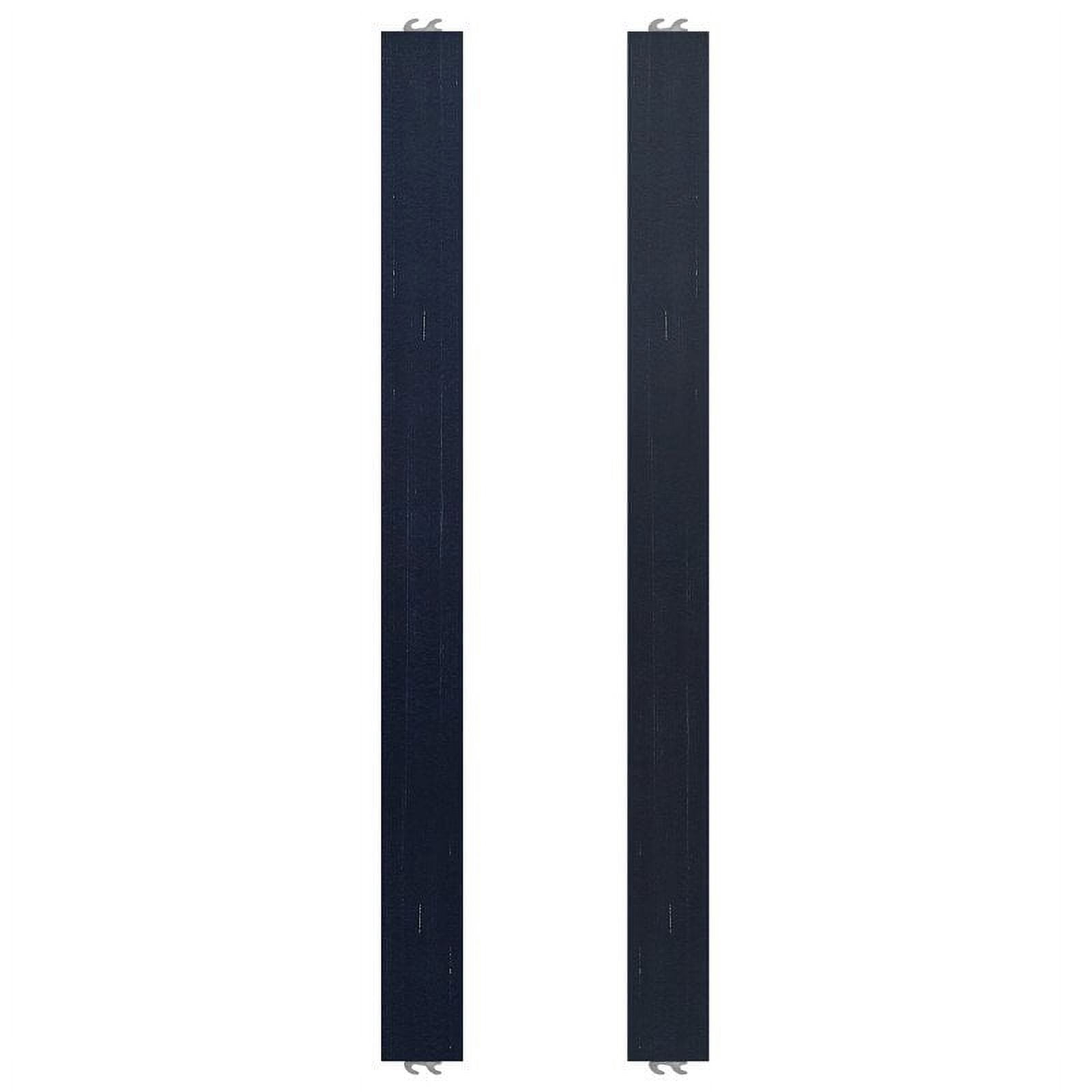 Evolur  Convertible Crib Wooden Full Size Bed Rail-Color:Distress Navy
