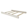thumbnail image 1 of Evolur Convertible Crib Wooden Full Size Bed Rail, Glazed Brush White, 1 of 2