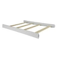 thumbnail image 1 of Evolur Convertible Crib Wooden Full Size Bed Rail, Silver Pearl Shimmer, 1 of 2