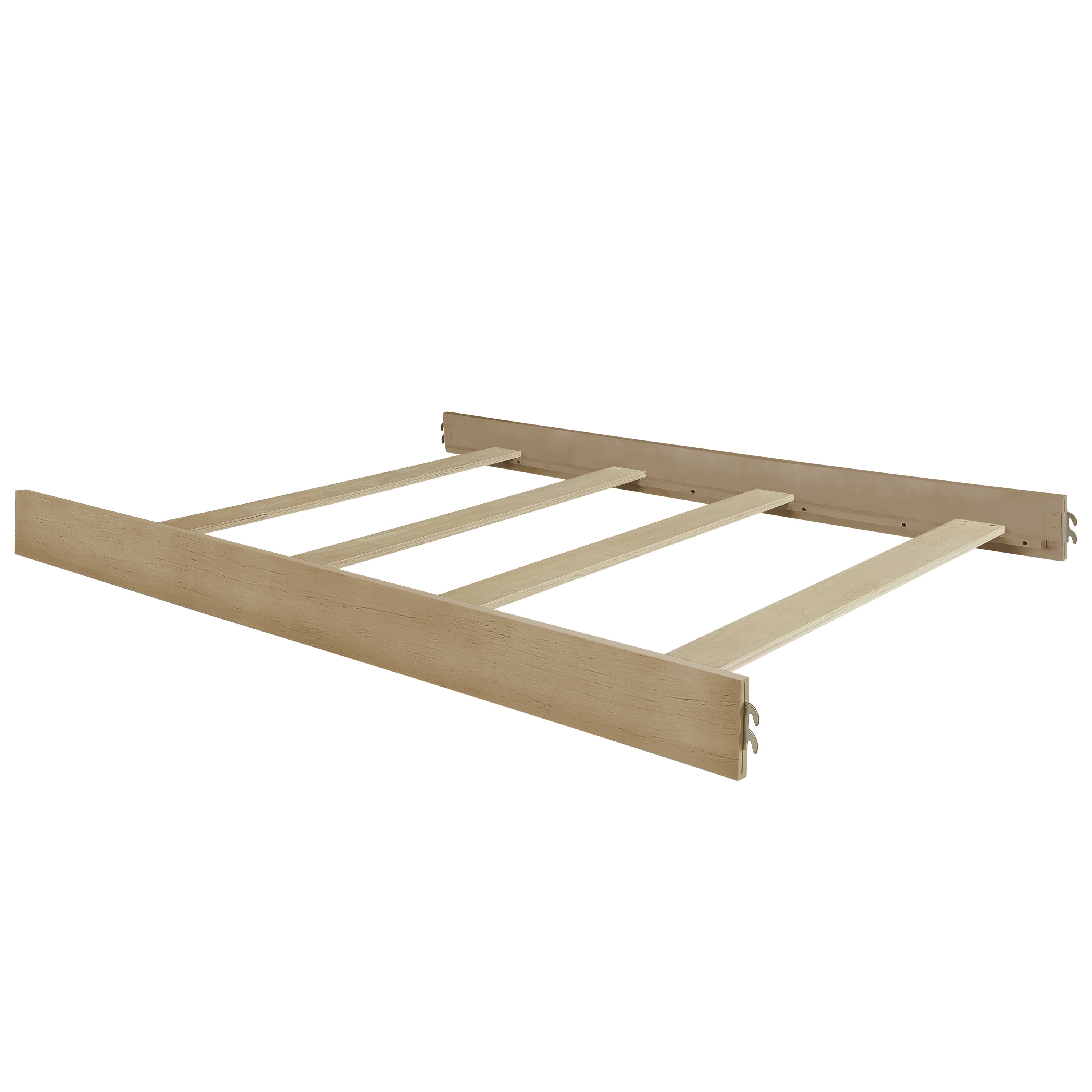 Evolur Evolur Convertible Crib Wooden Full Size Bed Rail, Alpine Oak