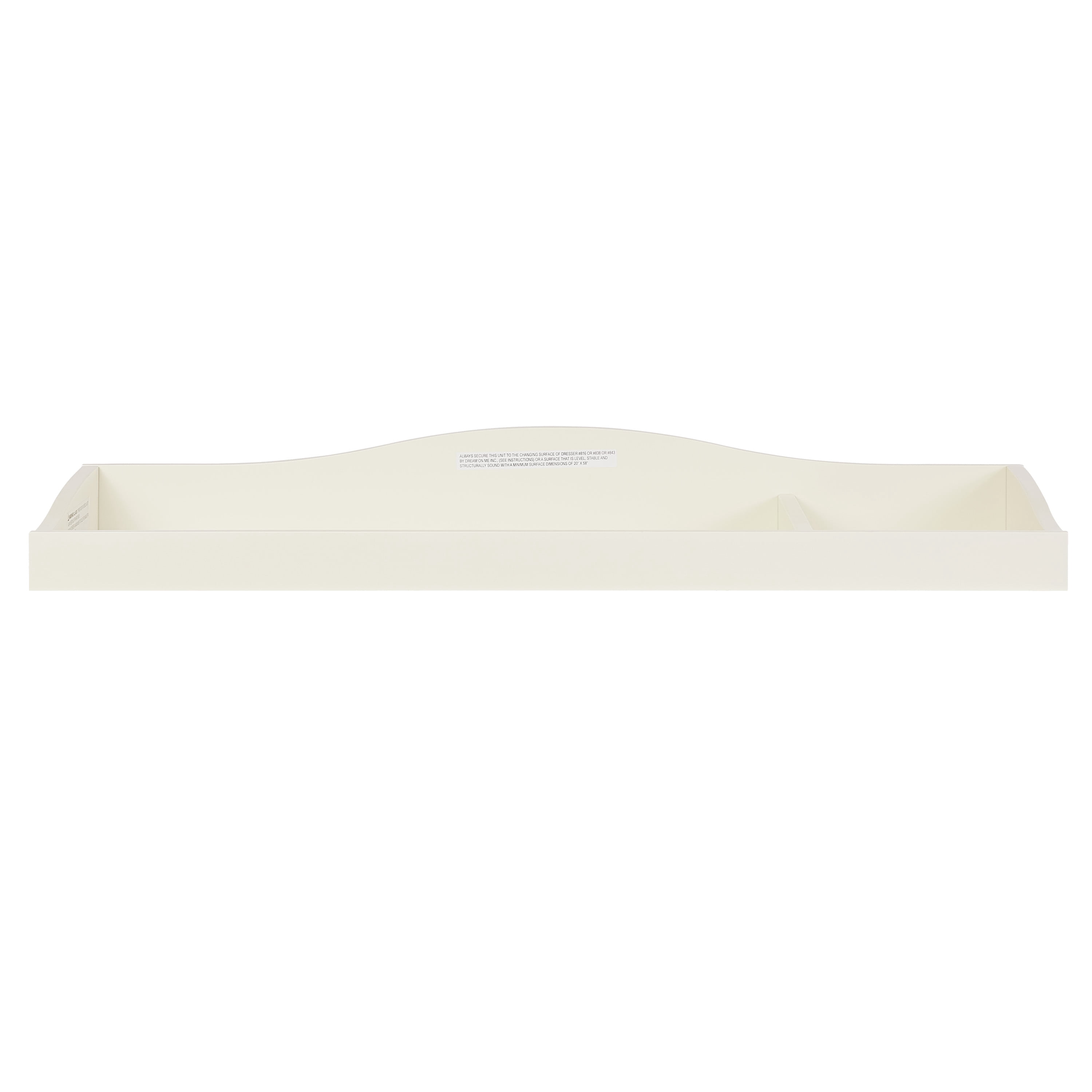 Evolur Changing Tray in Ivory Lace, Space Saver