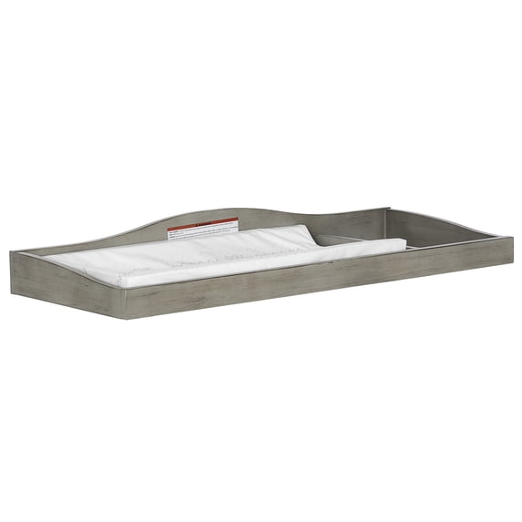 Evolur Fully Assembled Changing Tray in Ash Grey