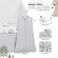 thumbnail image 1 of Evolur Grizzly Bear Collection 3pc Crib Set (Fitted Sheet, Snuggle Sack, Crib Skirt) in Rocky Grey & Bear Print, 1 of 5