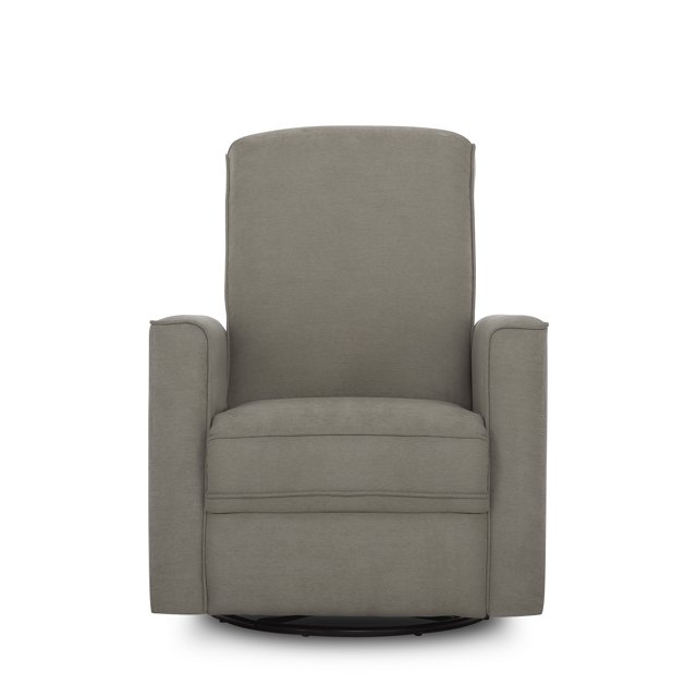 Evolur Harlow Power Recliner Glide Rocker with USB Port, Smokey Blue