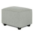 thumbnail image 1 of Evolur Holland Upholstered Ottoman, Modern Design In Harbor, 1 of 7