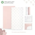 thumbnail image 1 of Evolur I Heart You Collection ( 2pc Sheet Set ), Baby Pink & Heart Print, 1 of 6