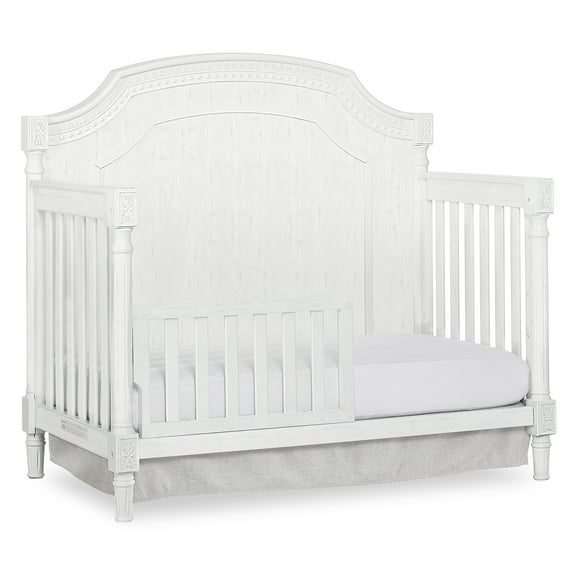 Evolur Julienne Toddler Rail, Brush White, Crib Guard Rail