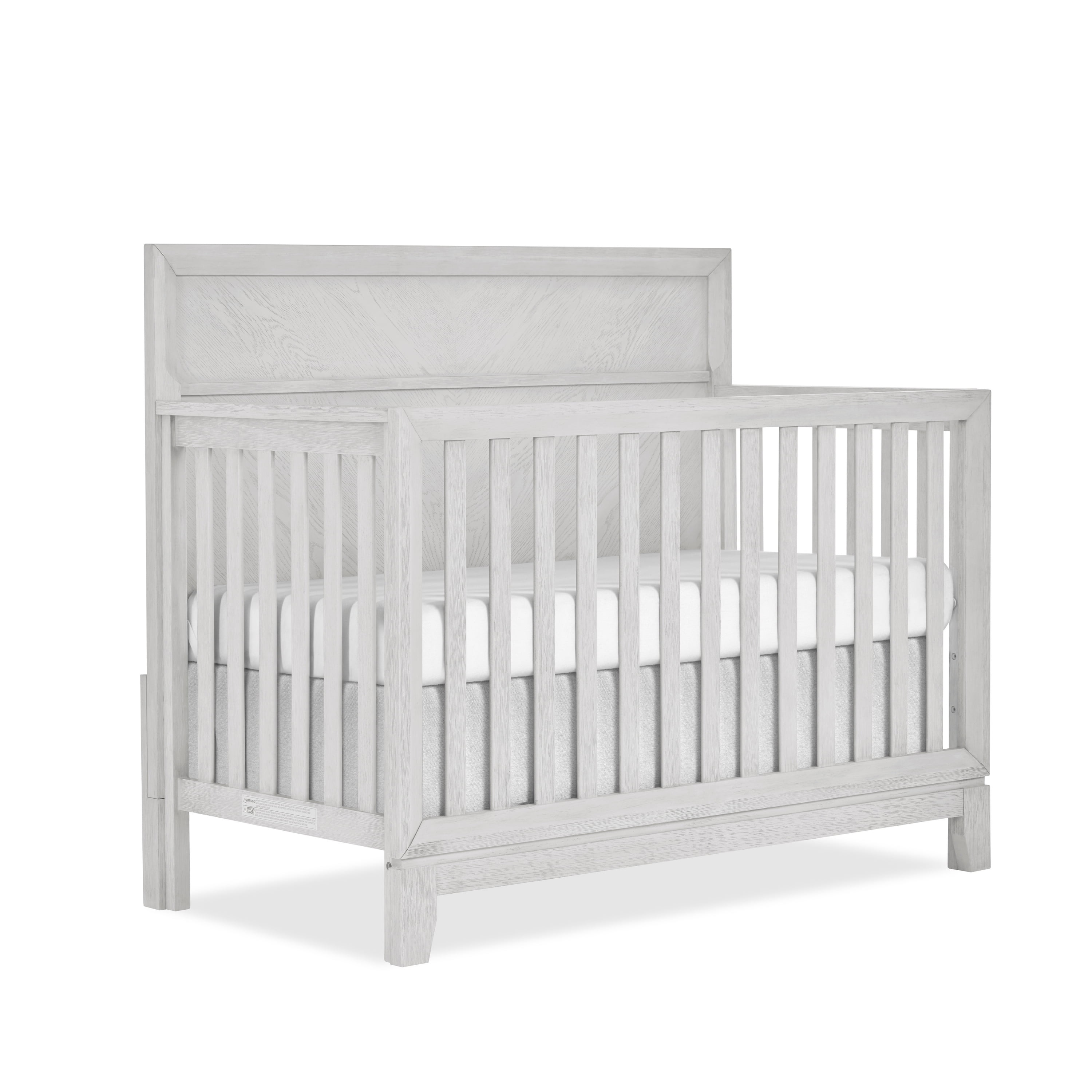 Evolur Lourdes 5in1 Convertible Crib in Porcini, Greenguard Gold and
