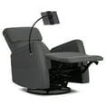 thumbnail image 1 of Evolur Maverick Power Recline Glider with Phone or Tablet Holder, Tempered Grey, 1 of 17