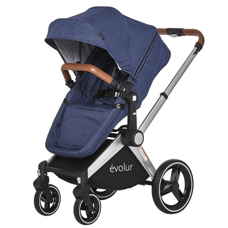 Evolur Nova Reversible Seat Stroller, Navy